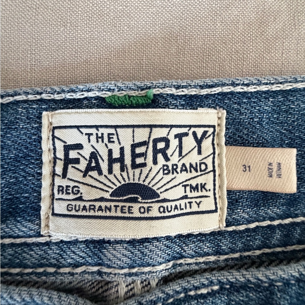 Faherty Men's Relaxed Indigo Jeans - Picture 2 of 11